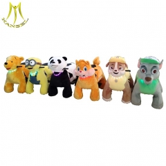 Hansel happy walking animal ride toy car electric hot uicorn in shopping mall