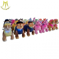 Hansel Hansel best seller plush toys electric rides on animals for amusement park