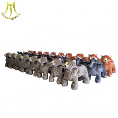 Hansel guantzhou shopping mall plush riding animal zippy rides  panda for sales