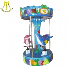 Hansel Hot selling amusement park 2017 toy carousel horse ride