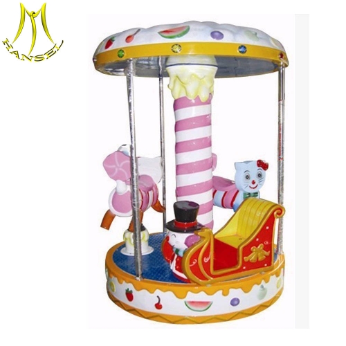 Hansel customized seats best quality carousel horse rides,merry go round for sale