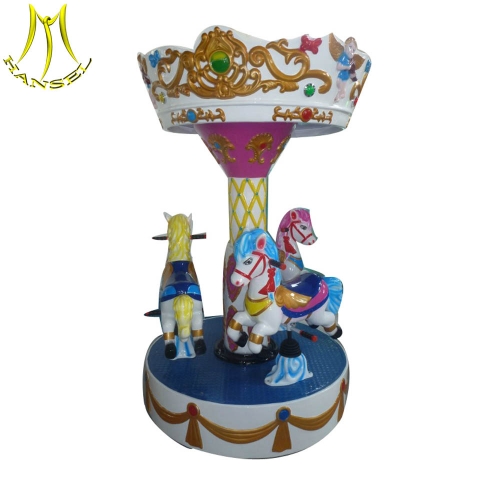 Hansel Hot selling amusement park 2017 toy carousel horse ride